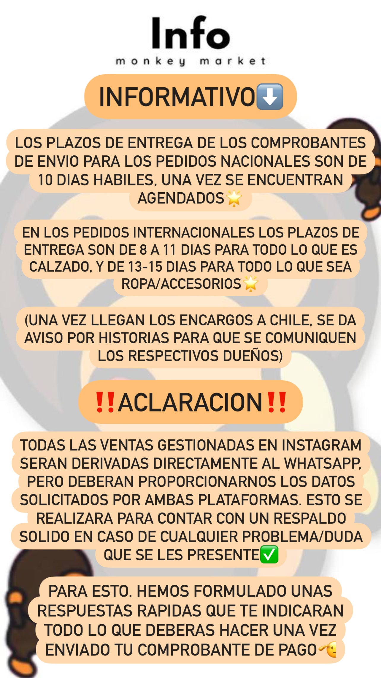 METODOS DE PAGO | INFORMACION‼️